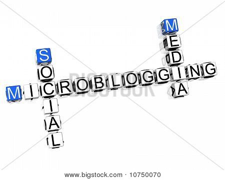 Microblogging sociale medier krydsord