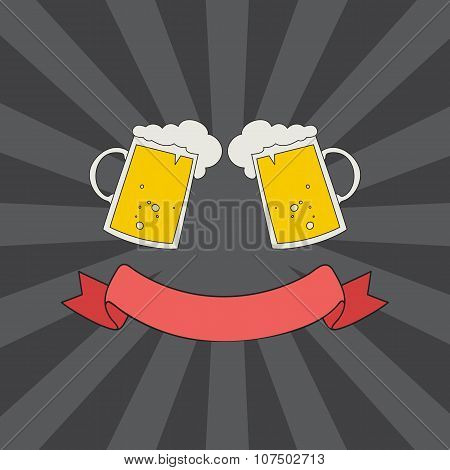 clink glasses logo
