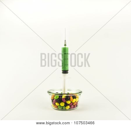 Seringe And Candies