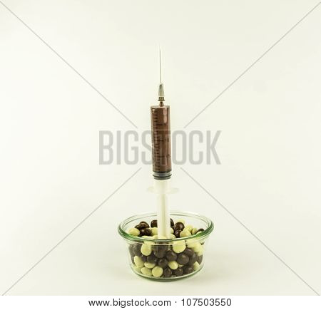 Seringe And Candies