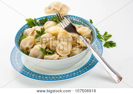 Dumplings In A Plate