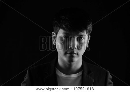 Portrait Of Asian Young Man