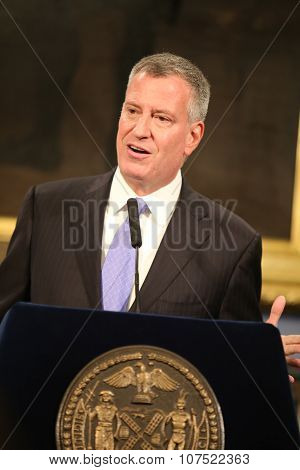 Mayor holds city hall press conference