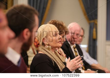 Mayor holds city hall press conference