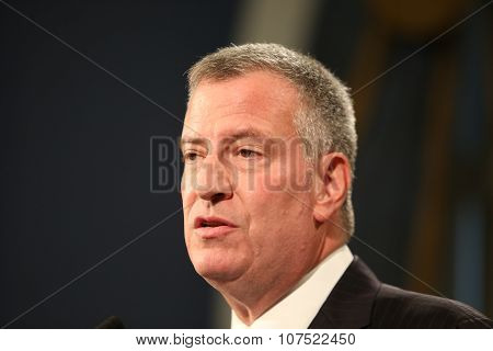 Mayor holds city hall press conference