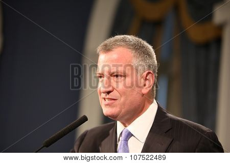 Mayor holds city hall press conference