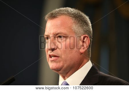 Mayor holds city hall press conference