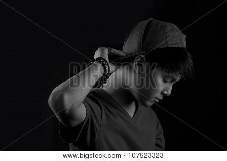 Portrait Of Asian Young Man