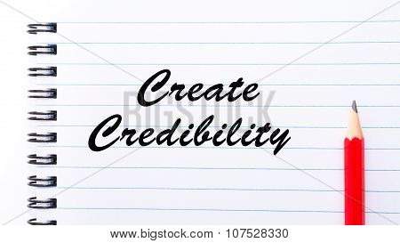 Create Credibility