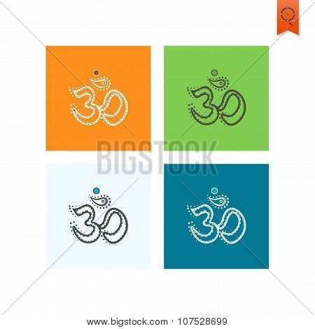 Diwali. Indian Festival Icon