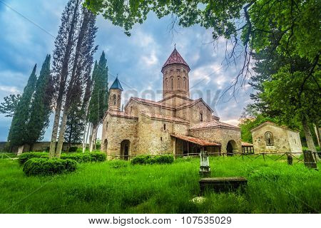 Ikalto cathedral in Kakheti region, Georgia