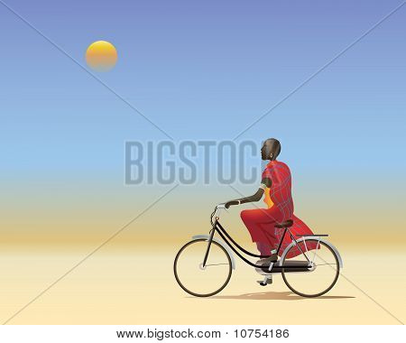 Masai bir bisiklet