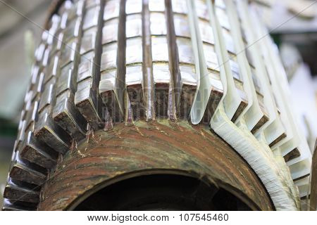 Stator of a big electric motor