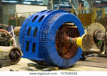 Stator of a big electric motor