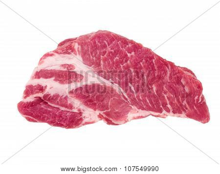 Slice Of Boneless Pork Neck