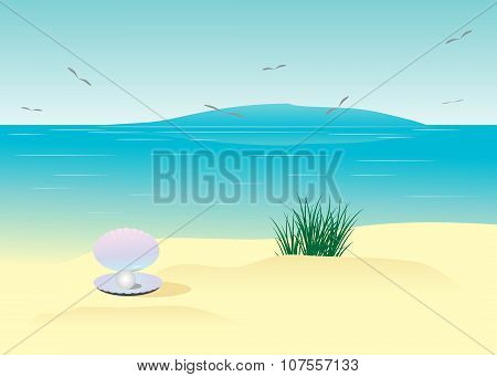 beach.