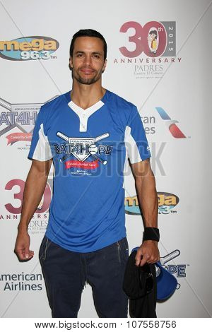 LOS ANGELES - NOV 7:  Matt Cedeno at the Adrian Gonzalez's Bat 4 Hope Celebrity Softball Game PADRES Contra El Cancer at the Dodger Stadium on November 7, 2015 in Los Angeles, CA
