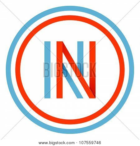 N Letter Design Template