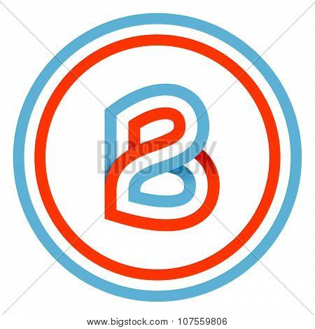 B Letter Design Template