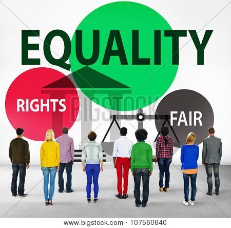 Equality Parity Balance Justice Fair Concept