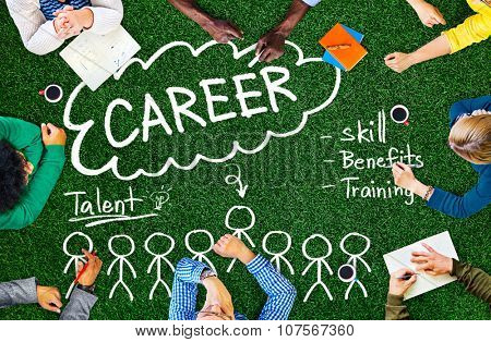 Career Talent Skill Talent Benefits Occupation Concept