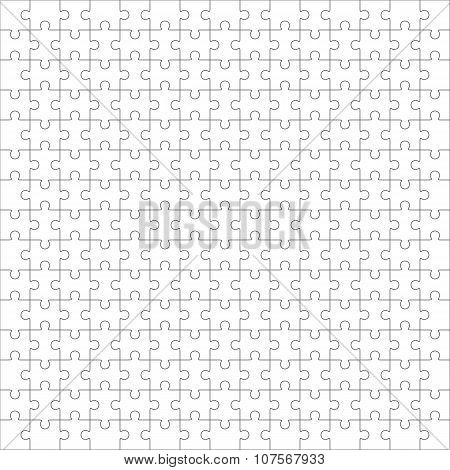 Jigsaw Puzzle Blank Template 225 Pieces