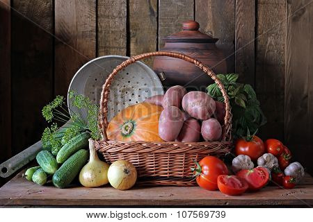 Still Life With Vegetables.