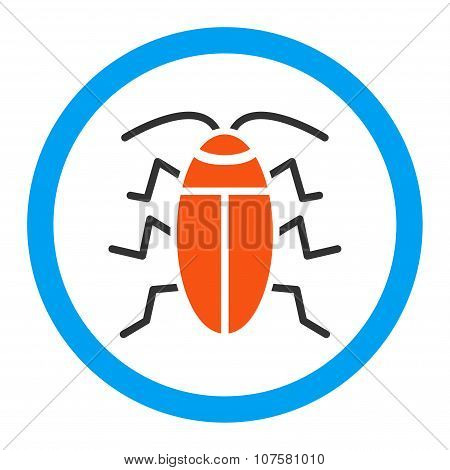 Cockroach Rounded Vector Icon