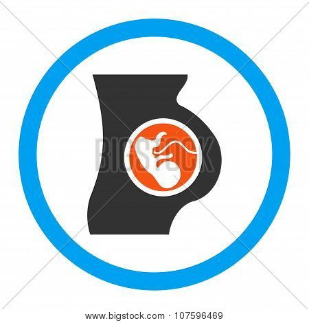 Pregnancy Rounded Vector Icon