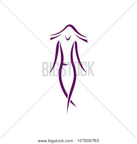 Woman Silhouette Logo
