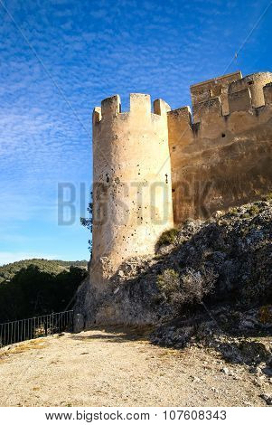 Castle At Biar, Valencia Y Murcia, Spain
