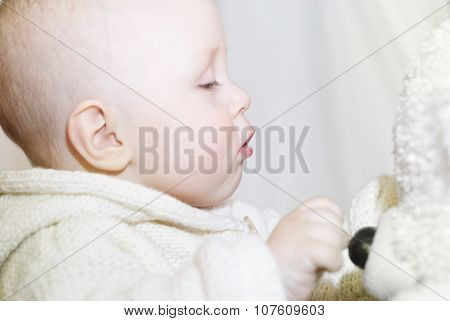 Little boy. Handmade hoodie