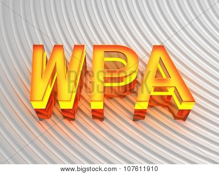 WPA (Wi-Fi Protected Access) sign