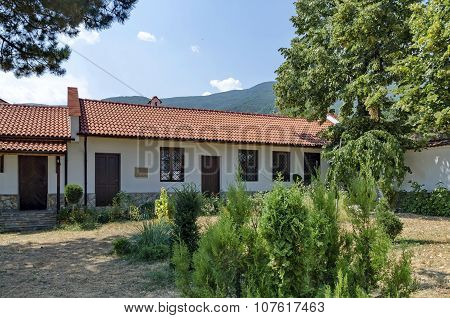 House for reside of monks in the  Batkun Monastery