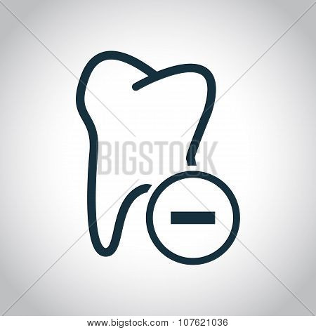 Tooth extraction icon