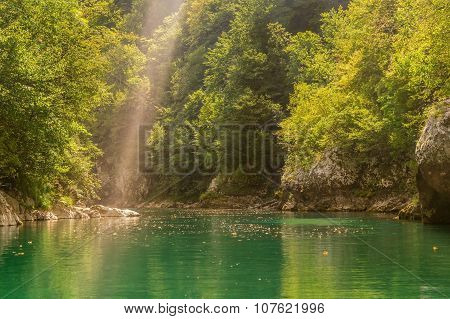 Mountain river in a highland