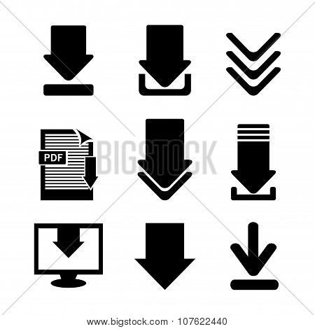 Download icon button
