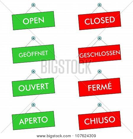 Open Closed Sign