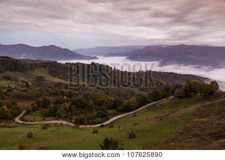 Romanian Cloudy Landscape