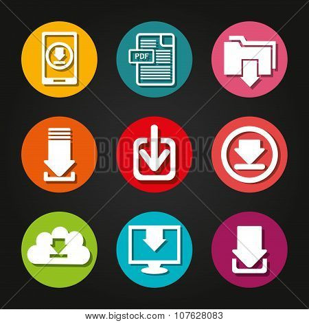 Download icon button