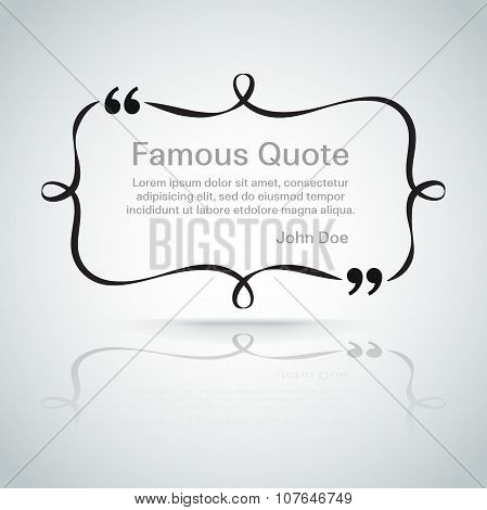 quote vector border