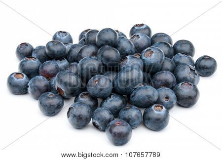 blueberry or bilberry or blackberry or blue whortleberry or huckleberry isolated on white background cutout