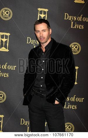 LOS ANGELES - NOV 7:  Eric Martsolf at the Days of Our Lives 50th Anniversary Party at the Hollywood Palladium on November 7, 2015 in Los Angeles, CA