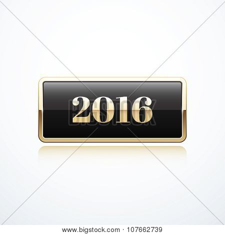 New Year 2016 icon