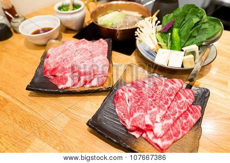 Shabu-Shabu, hot pot of Japanese