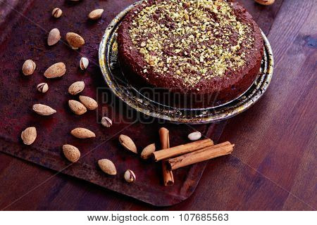 homemade chocolate cake - sweet food