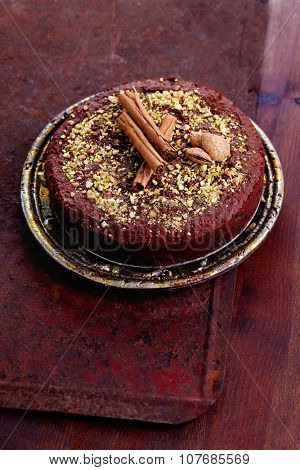 homemade chocolate cake - sweet food