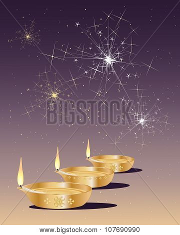 Purple Diwali