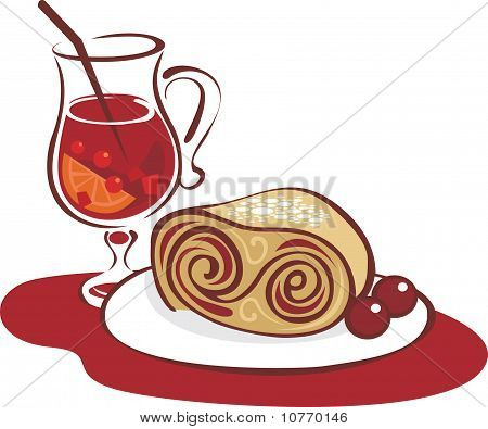 Strudel di mele e vin brulè