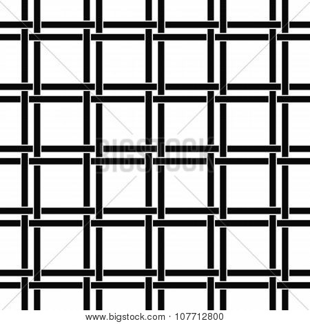 Seamless monochrome line pattern